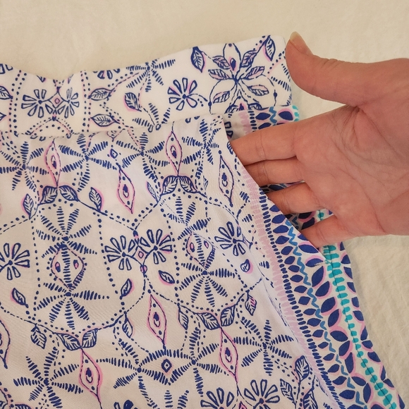 Lilly Pulitzer Neilah Resort White Time To Shine Shorts Sz Large - Picture 12 of 12